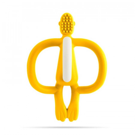 mordedor matchstick monkey en color amarillo