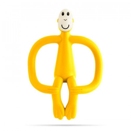 mordedor matchstick monkey en color amarillo