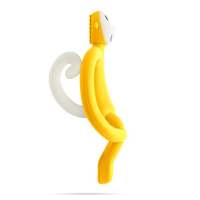 mordedor matchstick monkey en color amarillo