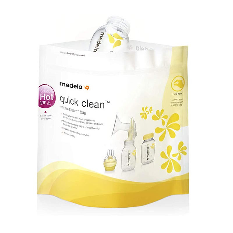 quick clean de medela bolsas para microondas