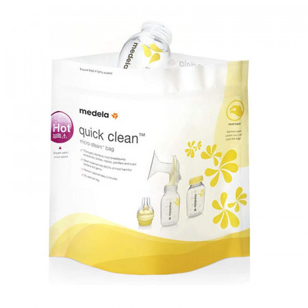quick clean de medela bolsas para microondas
