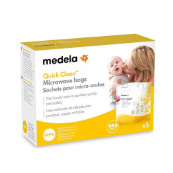 quick clean de medela bolsas para microondas