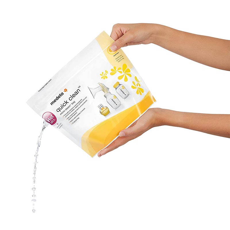 quick clean de medela bolsas para microondas