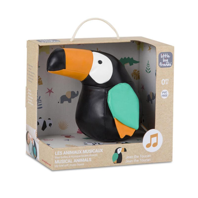 animales musicales de little big friends en el modelo tucan