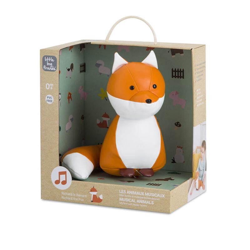 animales musicales de little big friends en el modelo zorro
