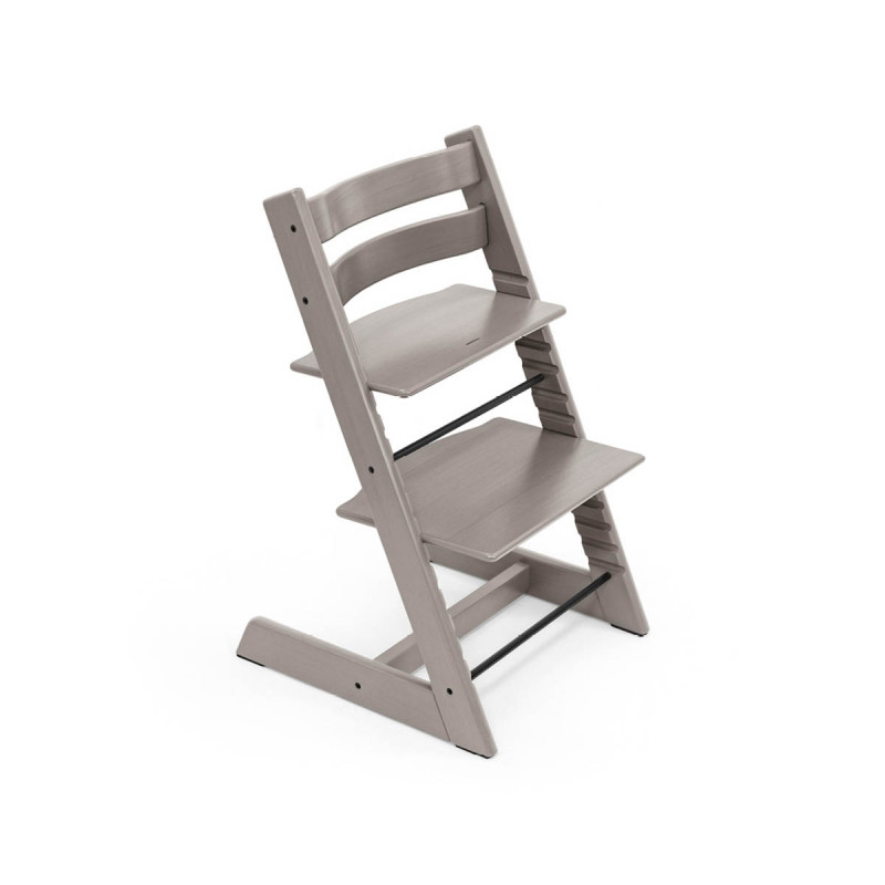 pack de trona tripp trapp de stokke con newborn set en color storm grey