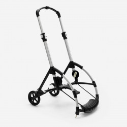 chasis del cochecito bee 6 de bugaboo en color aluminio