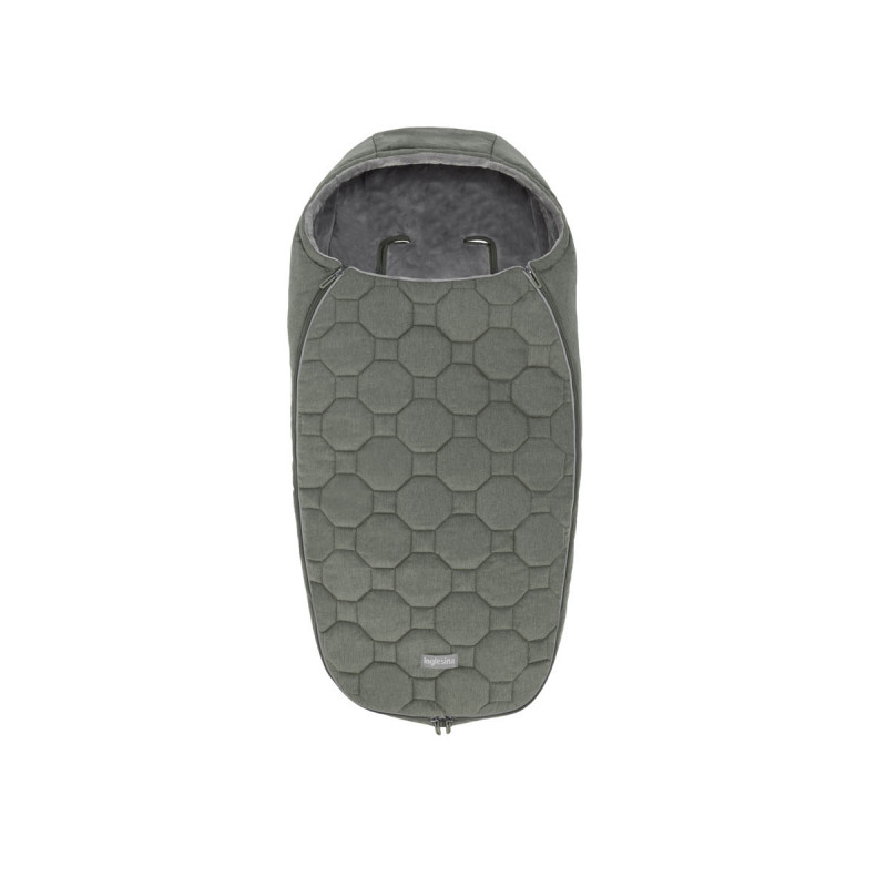Saco silla de invierno Inglesina para bebés recién nacidos en color forest green.