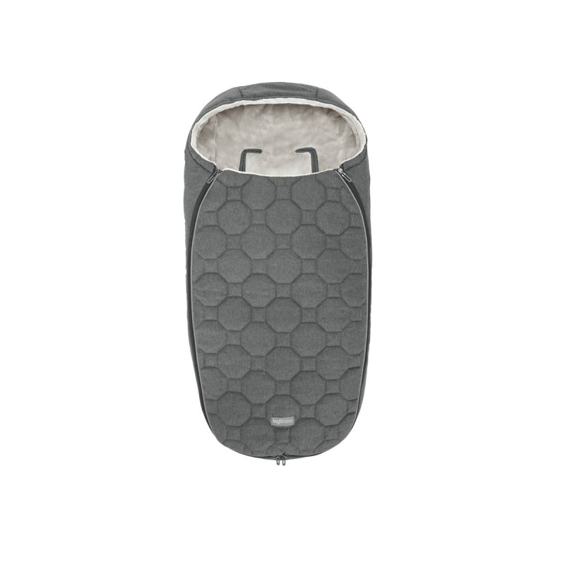 Saco silla de invierno Inglesina para bebés recién nacidos en color stone grey.
