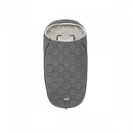 Saco silla de invierno Inglesina para bebés recién nacidos en color stone grey.