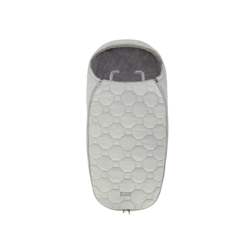 Saco silla de invierno Inglesina para bebés recién nacidos en color iceberg grey.