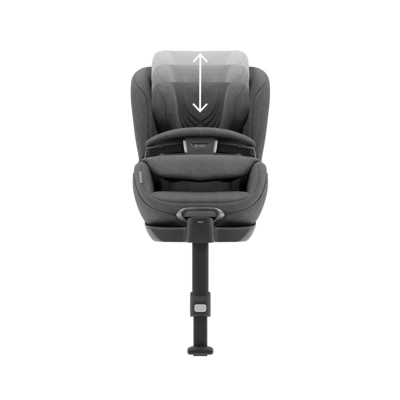 Cybex Anoris T i-size silla de coche para bebés de 76-115 cm con airbag crece con tu bebé.