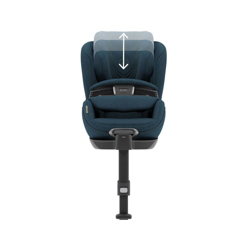 Cybex Anoris T i-size silla de coche para bebés de 76-115 cm con airbag crece con tu bebé.