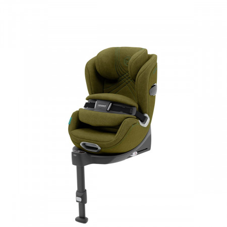 Cybex Anoris T i-size silla de coche para bebés de 76-115 cm con airbag en color mustard yellow.