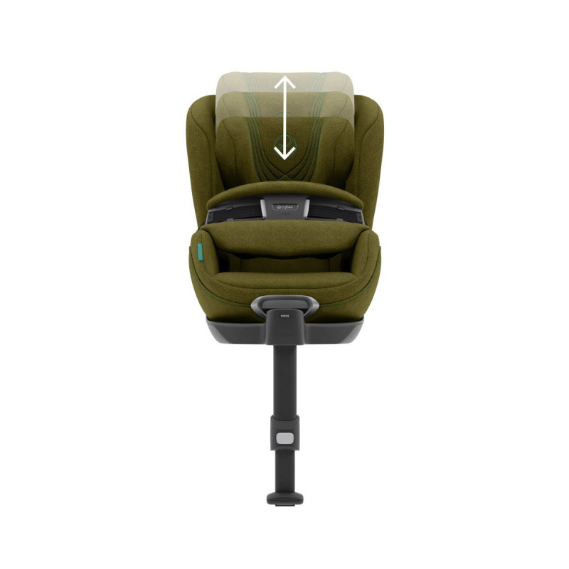 Cybex Anoris T i-size silla de coche para bebés de 76-115 cm con airbag crece con tu bebé.