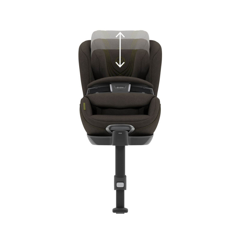 Cybex Anoris T i-size silla de coche para bebés de 76-115 cm con airbag crece con tu bebé.