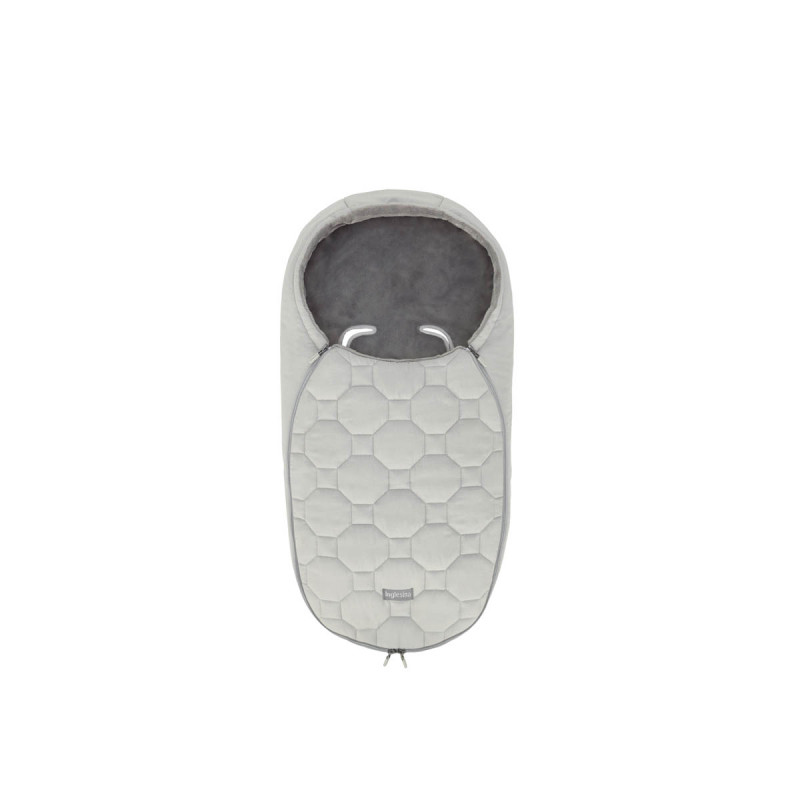 Saco capazo de invierno Inglesina para bebés recién nacidos en color iceberg grey.