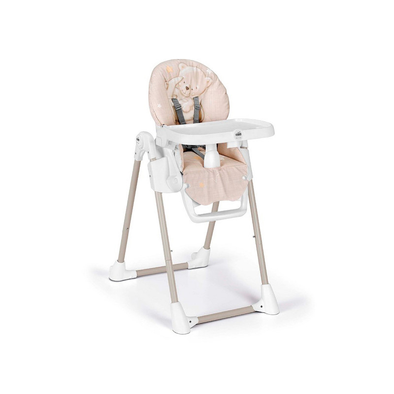 Trona Pappananna de Cam en color beige y blanco.