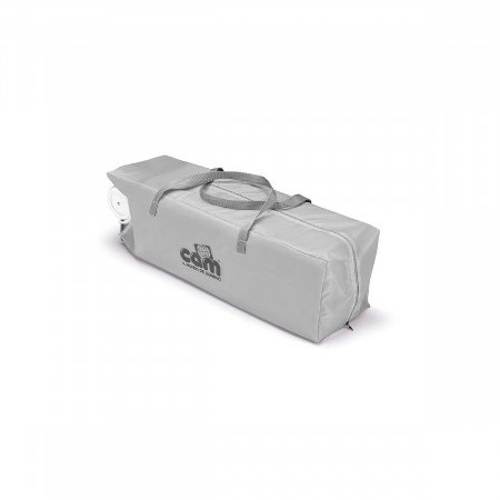 Cuna de viaje Darly Dolci Sogni de CAM, plagado compacto que encaja perfectamente en su bolsa de transporte.