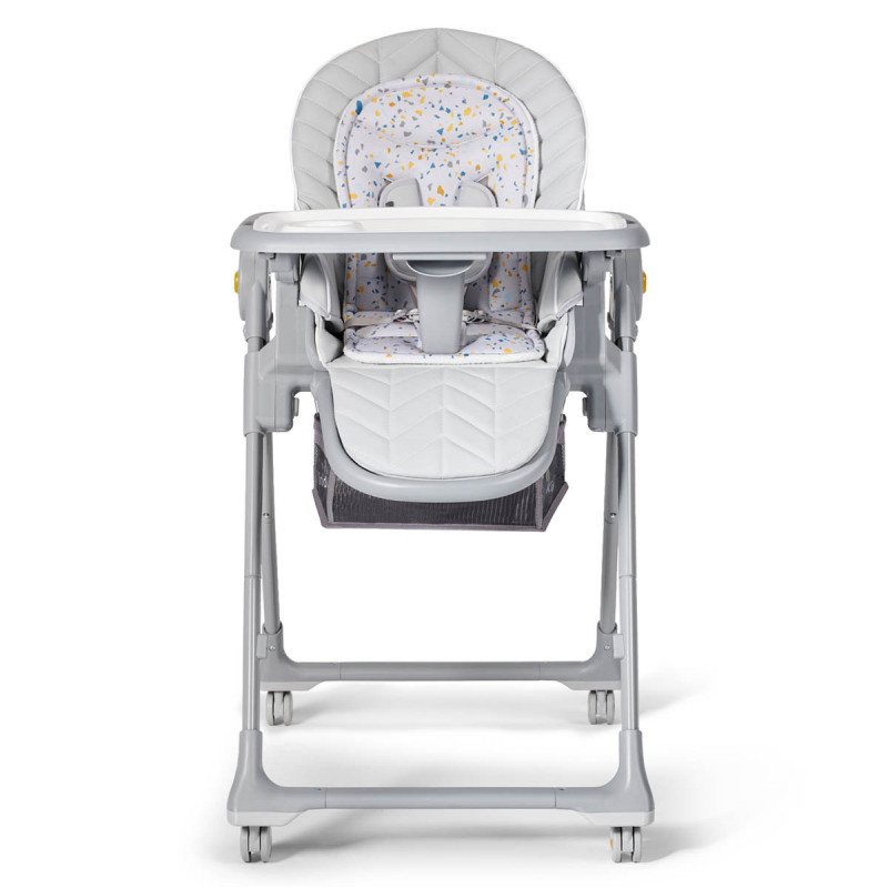 Trona y hamaca Lastree 2 en 1 de Kinderkraft, con asiento amplio y suave con un inserto y cinturones de 5 puntos.