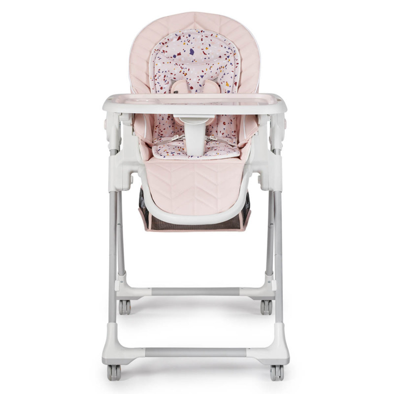 Trona y hamaca Lastree 2 en 1 de Kinderkraft, con asiento amplio y suave con un inserto y cinturones de 5 puntos.