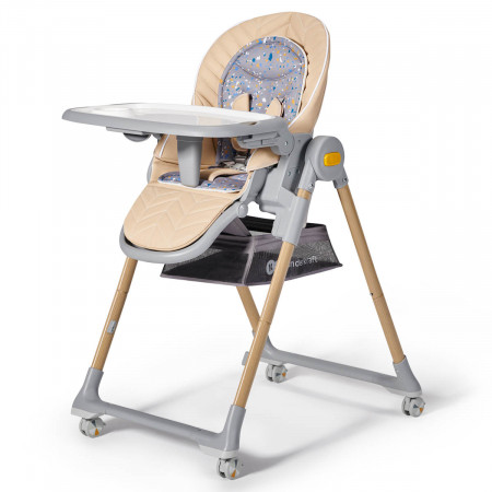 Trona y hamaca Lastree 2 en 1 de Kinderkraft en color wood.