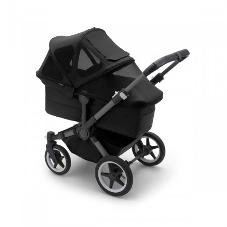 Capota ventilada 2022 Donkey Bugaboo,  mosquitera integrada que se adapta al capazo y a la silla de paseo.