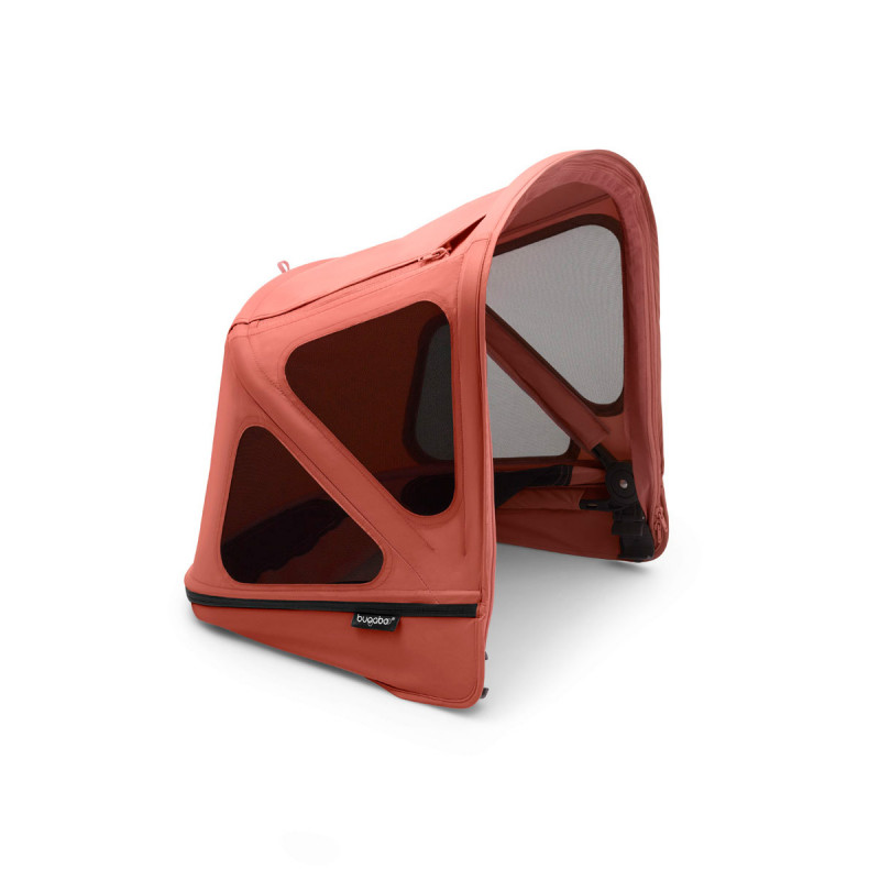 Capota ventilada 2022 Donkey Bugaboo en color rojo amanecer.