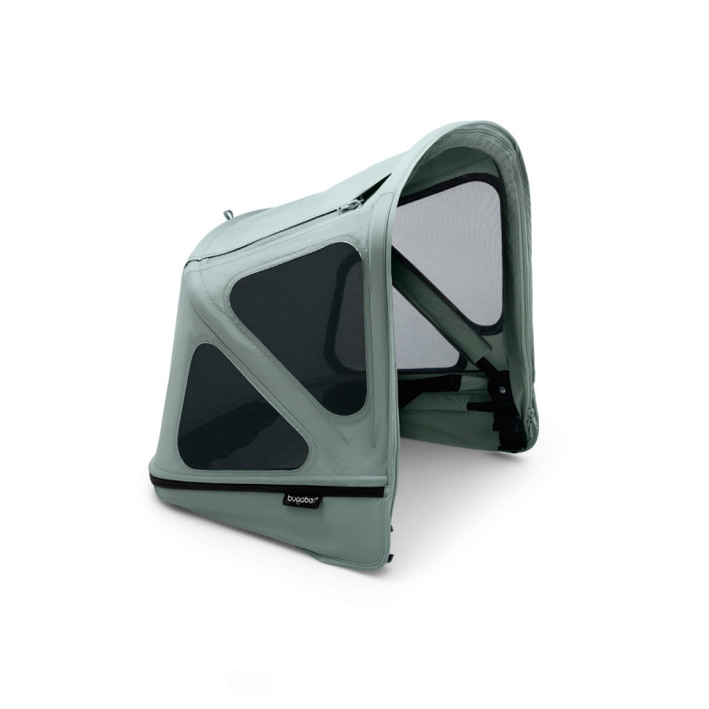 Capota ventilada 2022 Donkey Bugaboo en color verde grisaceo.