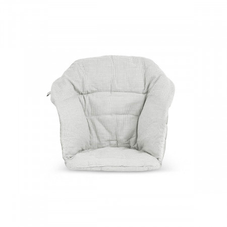 Cojín trona Clikk de Stokke, en color nordic grey.