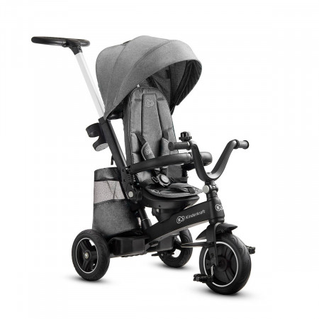 kinderkraft easytwist triciclo 5 en 1 gris 2
