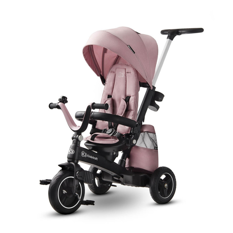 kinderkraft easytwist triciclo 5 en 1 rosa 1