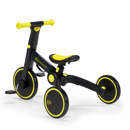 Triciclo 4TRIKE 3 en 1 de Kinderkraft, las ruedas están hechas de espuma antipinchazos resistentes a la abrasión.