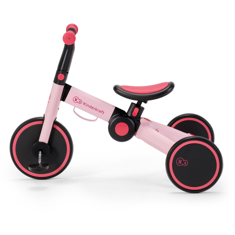 Triciclo 4TRIKE 3 en 1 de Kinderkraft, el asiento es suave, ergonómico y está perfilado.