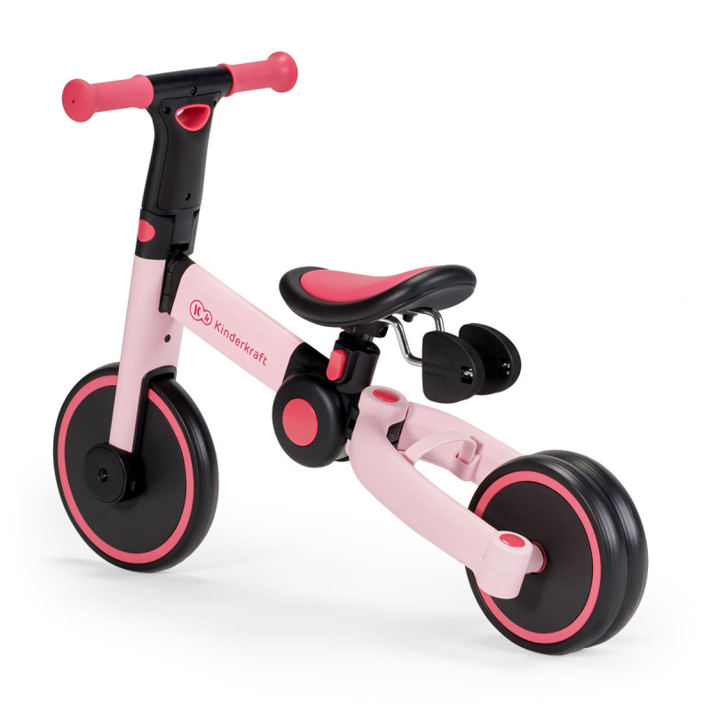 Triciclo 4TRIKE 3 en 1 de Kinderkraft, puede convertirse en una bicicleta de equilibrio.