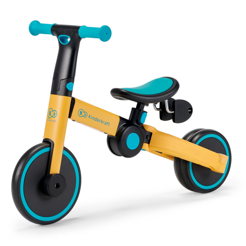 Bicicleta 4TRIKE 3 en 1 de Kinderkraft. El cambio de funciones es muy fácil y no requiere herramientas.