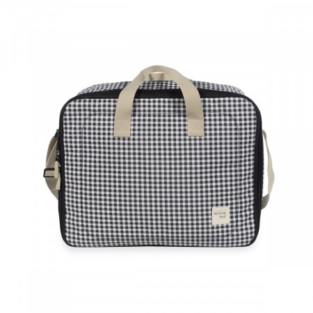 Maleta de la colección i love vichy de walking mum en color negro.