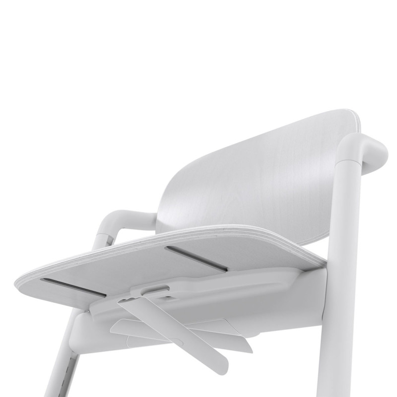 Trona Lemo 3 en 1 de Cybex, su montaje no requiere de herramientas adicionales y los ajustes se realizan con una sola mano.
