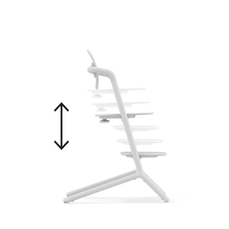 Trona Lemo 3 en 1 de Cybex, con el ajuste de altura ofrece un asiento ergonómico y optimizado para todas las edades.
