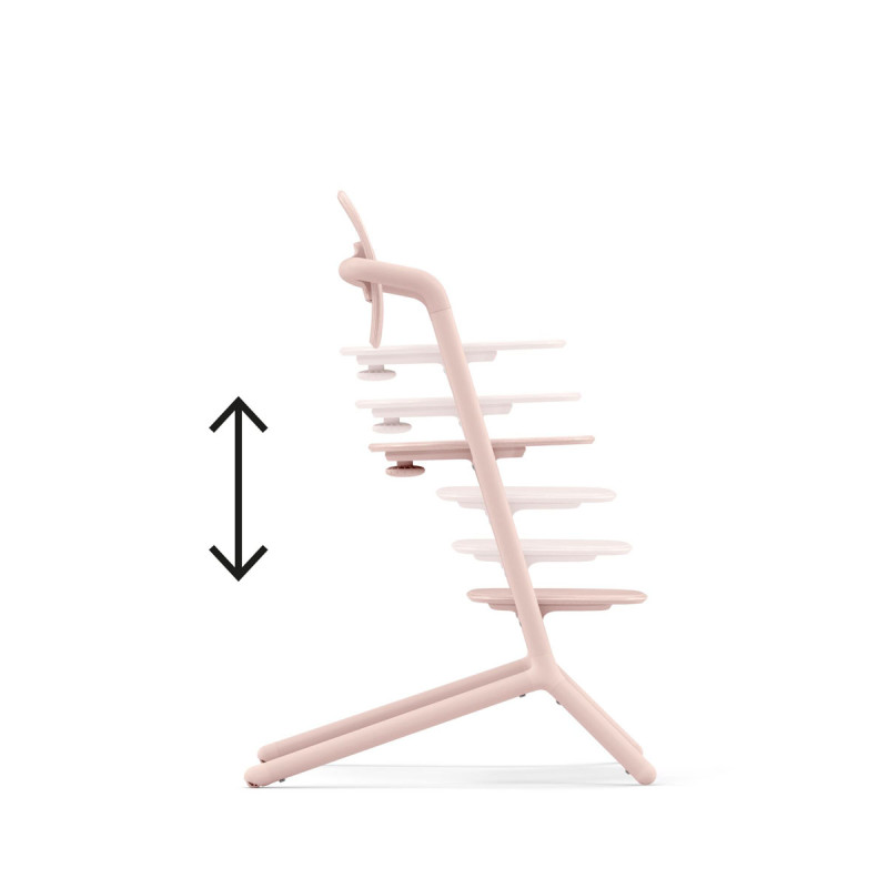 Trona Lemo 3 en 1 de Cybex, con el ajuste de altura ofrece un asiento ergonómico y optimizado para todas las edades.