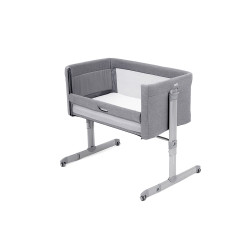 Cuna de colecho Roomie de Joíe en color gray flannel. 2