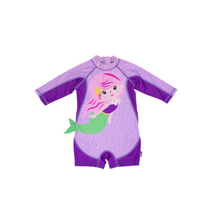 Bañador con manga larga de Zoocchini, modelo sirena.