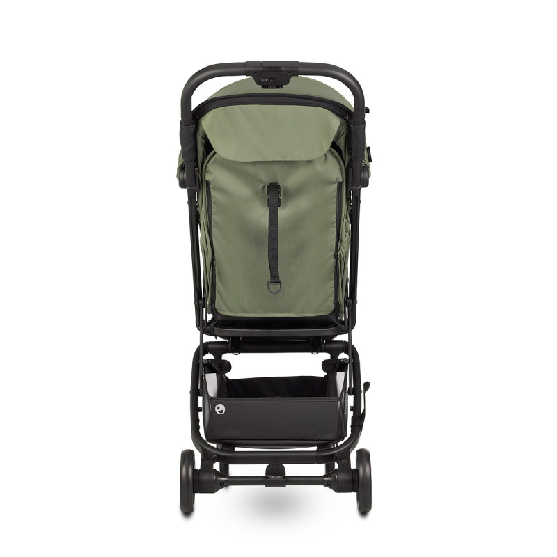 Silla de paseo Miley 2 de Easywalker, vista trasera. Las telas son repelentes al agua y proporcionan UPF 50+.