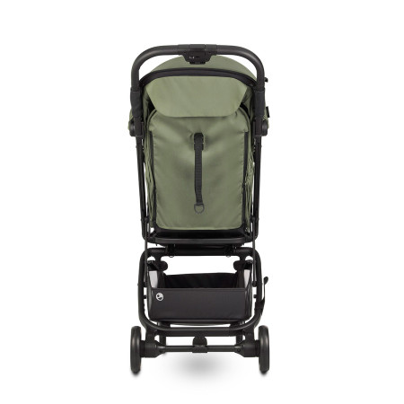Silla de paseo Miley 2 de Easywalker, vista trasera. Las telas son repelentes al agua y proporcionan UPF 50+.