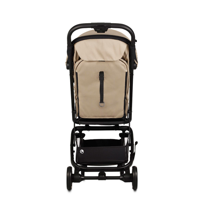 Silla de paseo Miley 2 de Easywalker, vista trasera. Las telas son repelentes al agua y proporcionan UPF 50+.