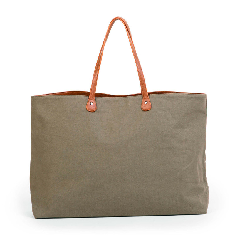 Bolso Family Bag de Childhome en color caqui.