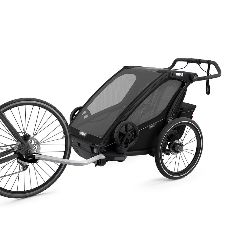 Remolque doble Chariot Sport de Thule,  multifuncional para ciclistas.