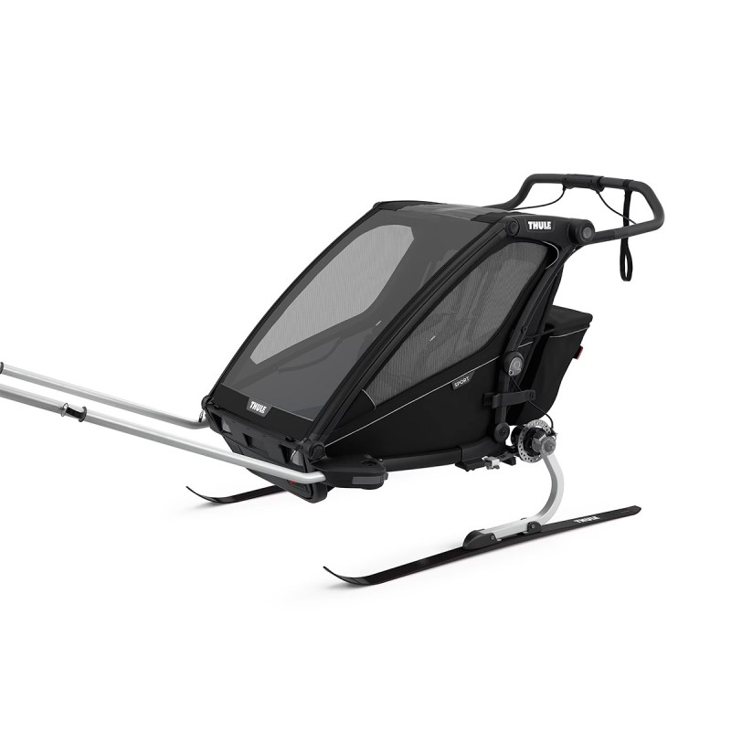Remolque doble Chariot Sport de Thule, posibilidad de añadir el kit de esquí (se compra por separado)