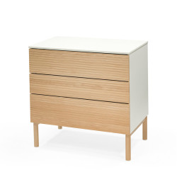 Cómoda cambiador Stokke Sleepi Dresser, color natural.