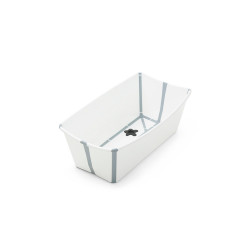 Bañera Flexi Bath verde transparente de Stokke. 2